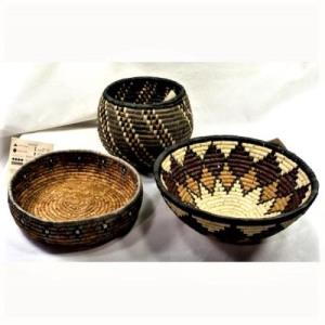 Zulu Ilala Palm Iqoma Basket - Small
