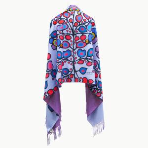 Norval Morrisseau Woodland Floral Art Print Shawl