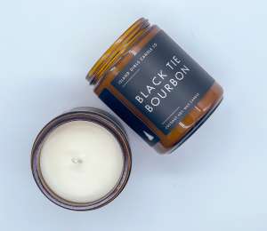 Black Tie Bourbon 8oz Coconut Soy Candle