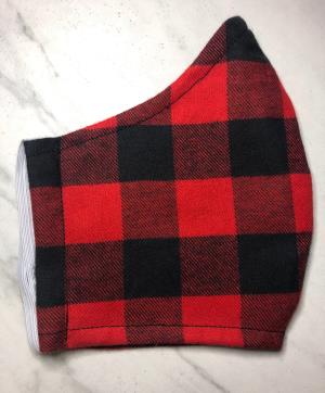 Face mask - BUFFALO PLAID - eco friendly