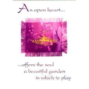 Card - An Open Heart...