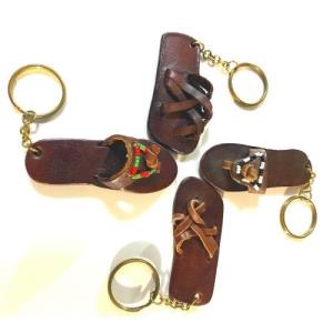 Leather Sandal Keychain