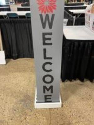 Welcome board