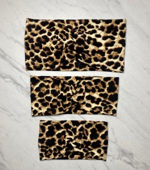 Mom and Me Headband - Leopard Print