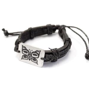 NNW Pewter & Leather Bracelet - Transition