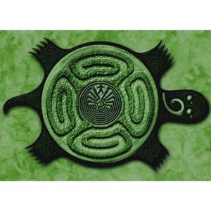 Turtle Journey Card - Kenaf
