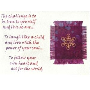 Card - The Challenge is...