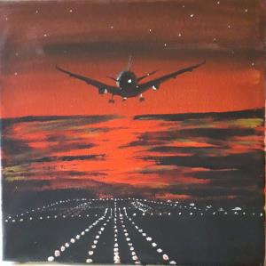 Aircraft landing home