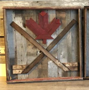 Barnboard Hockey Fan Art
