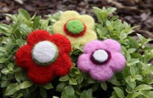 Needle Felting Kit - Flowers
