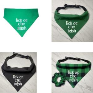 St. Patrick's Day Edition - Dog Bandanas (Large)