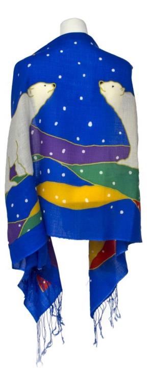 Dawn Oman Sky Watchers Wool Shawl